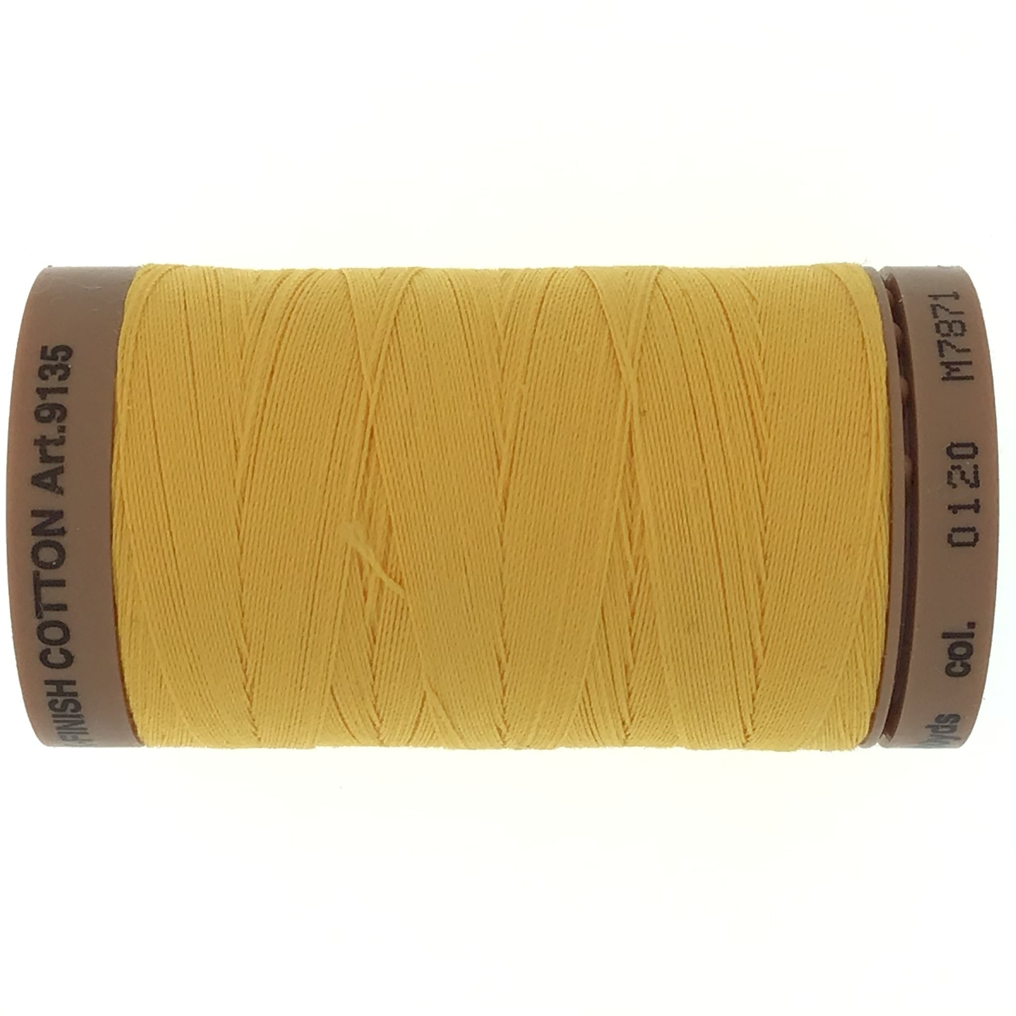 Mettler Cotton 40wt Thread - 457mt - 0120 - Yellow