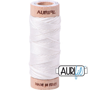 Aurifil Cotton Floss 6 Strand - 18yd - 2021 - Natural White