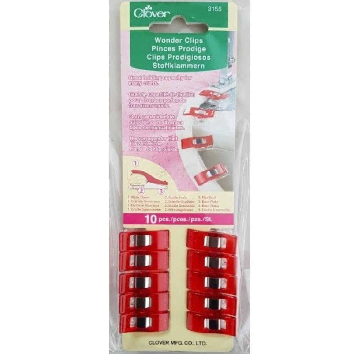 Wonder Clips - Small - 10 pc- Red
