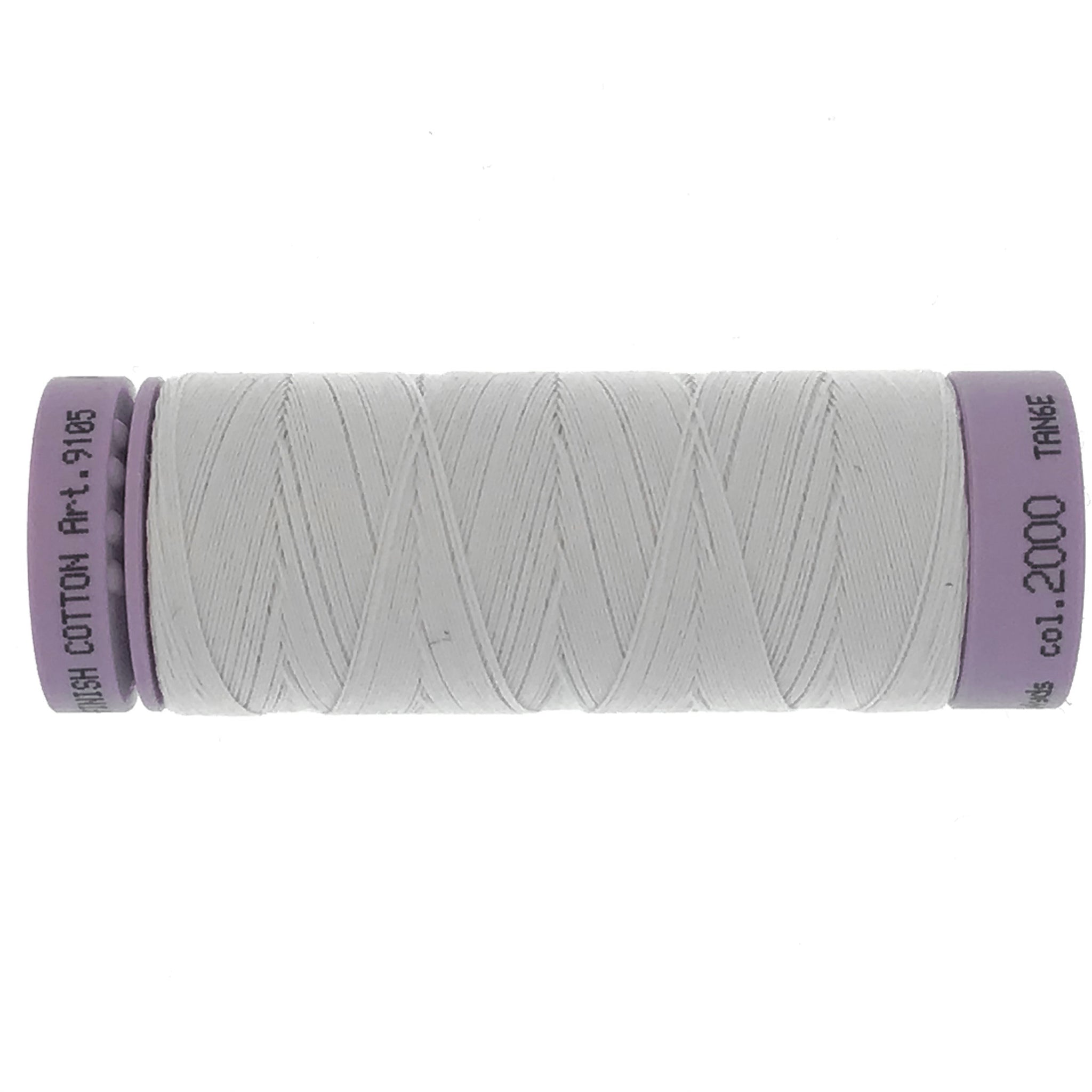 Mettler Cotton 50wt Thread - 150mt - 2000 - White