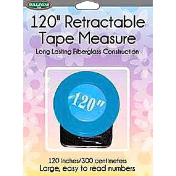 Retractable Tape Measure - 120" - Blue
