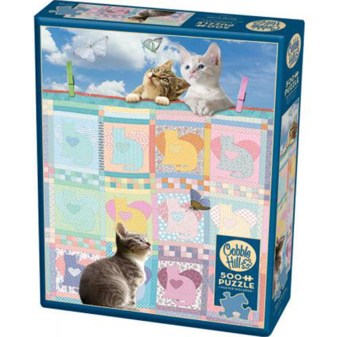 Quilted Kittens 500 Piece Puzzle