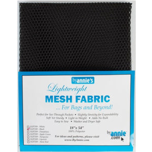 ByAnnie Mesh Fabric - 18”x54” - Black