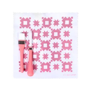 Brush & Cloth Set - Pink
