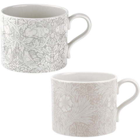 Morris & Co. Set of 2 Mugs - Pure Morris Marigold and Brer Rabbit