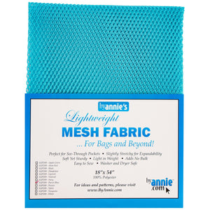 ByAnnie Mesh Fabric - 18”x54” - Parrot Blue