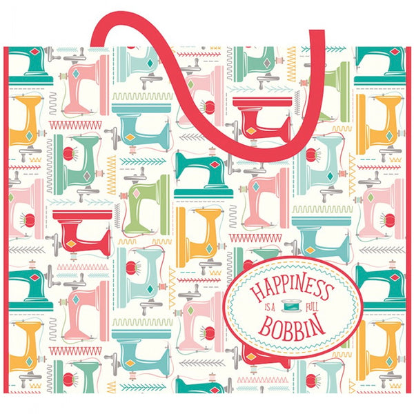 Shopping Bag - Happiness is a full Bobbin by Lori Holt
