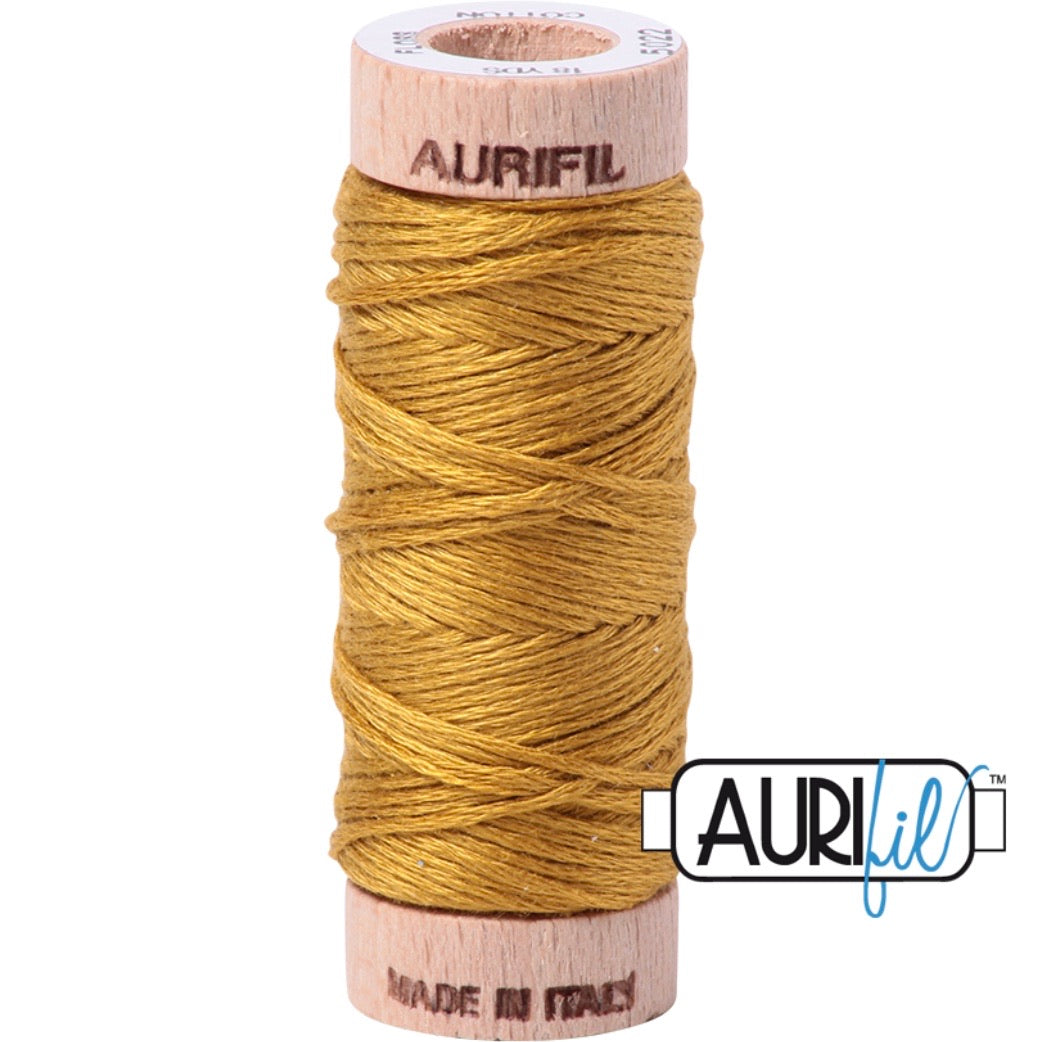 Aurifil Cotton Floss 6 Strand - 18yd - 5022 - Mustard