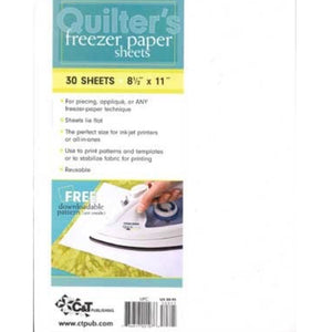 Quilter’s Freezer Paper Sheets