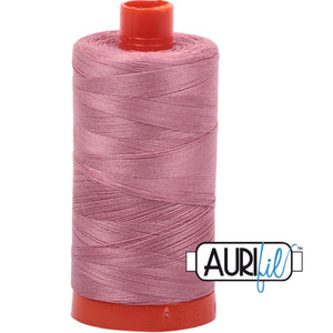 Aurifil Cotton 50wt Thread - 1300 mt - 2445 - Victorian Rose