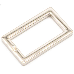 ByAnnie Hardware - 1” Rectangle Ring - Set of 2 - Nickel