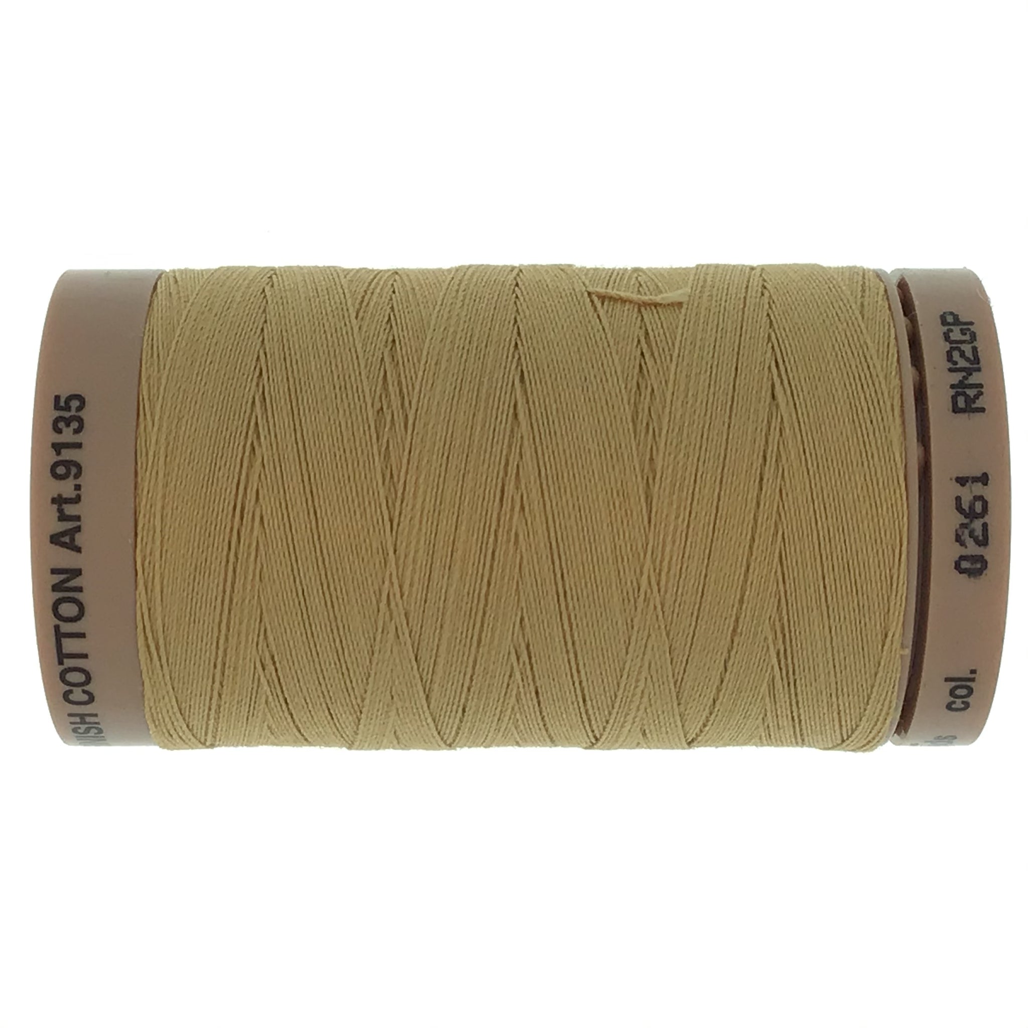 Mettler Cotton 40wt Thread - 457mt - 0261 - Light Golden Yellow