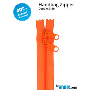 ByAnnie - 40” Double Slide Zipper -  Pumpkin
